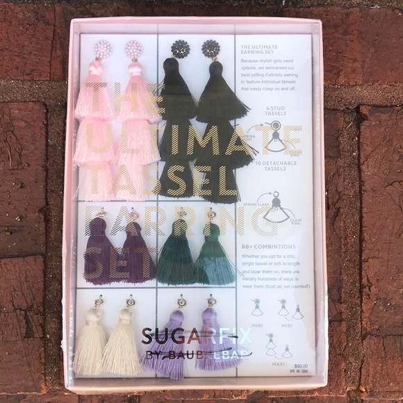 SugarFix by BaubleBar Tassel Earring Set - Picture 5 of 6